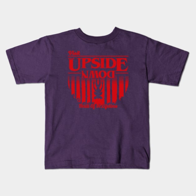 Visit Upside Down Kids T-Shirt by MKZ